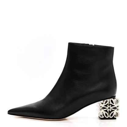 Loewe Calfskin Anagram Ankle Boots 37 Black 1 of 11