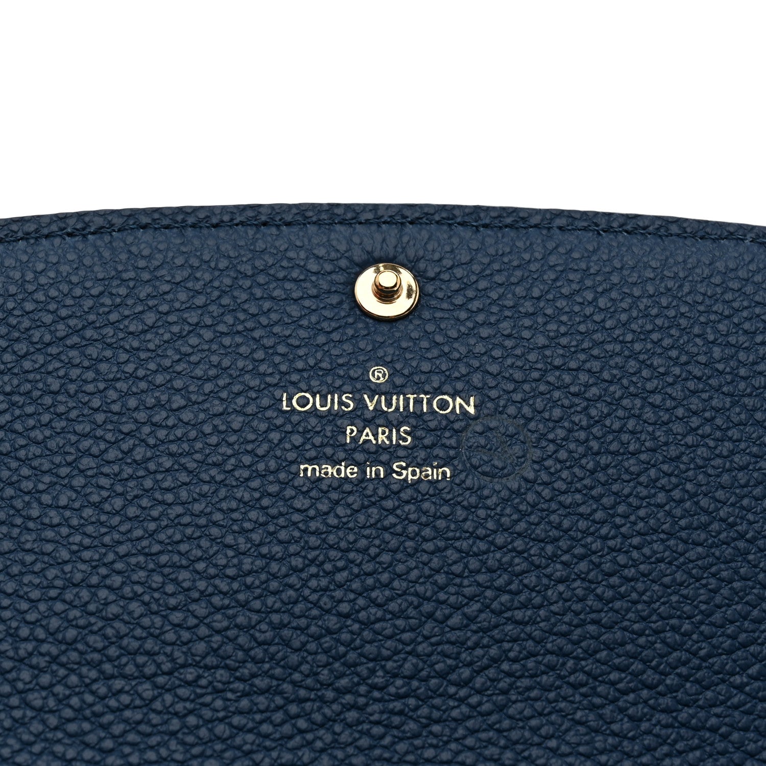 Louis Vuitton Empreinte Monogram Giant Emilie Wallet Gradient Blue