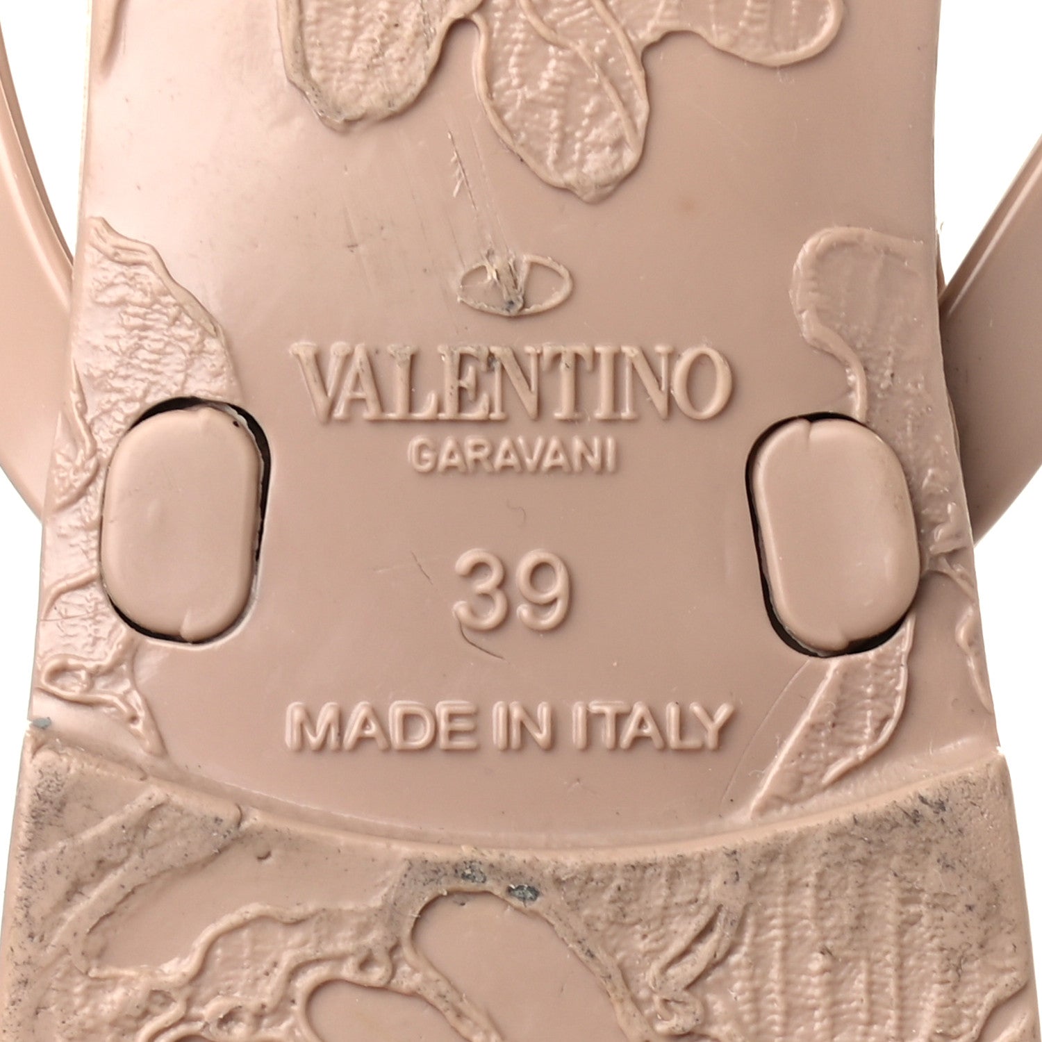 Valentino Garavani PVC Jelly Rockstud Bow Thong Sandals 39 Poudre 7 of 7