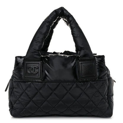 Chanel Nylon Coco Cocoon Zipped Tote Black 1 of 10