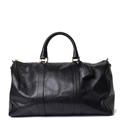 Chanel Caviar Timeless CC Duffel Bag Black 2 of 10