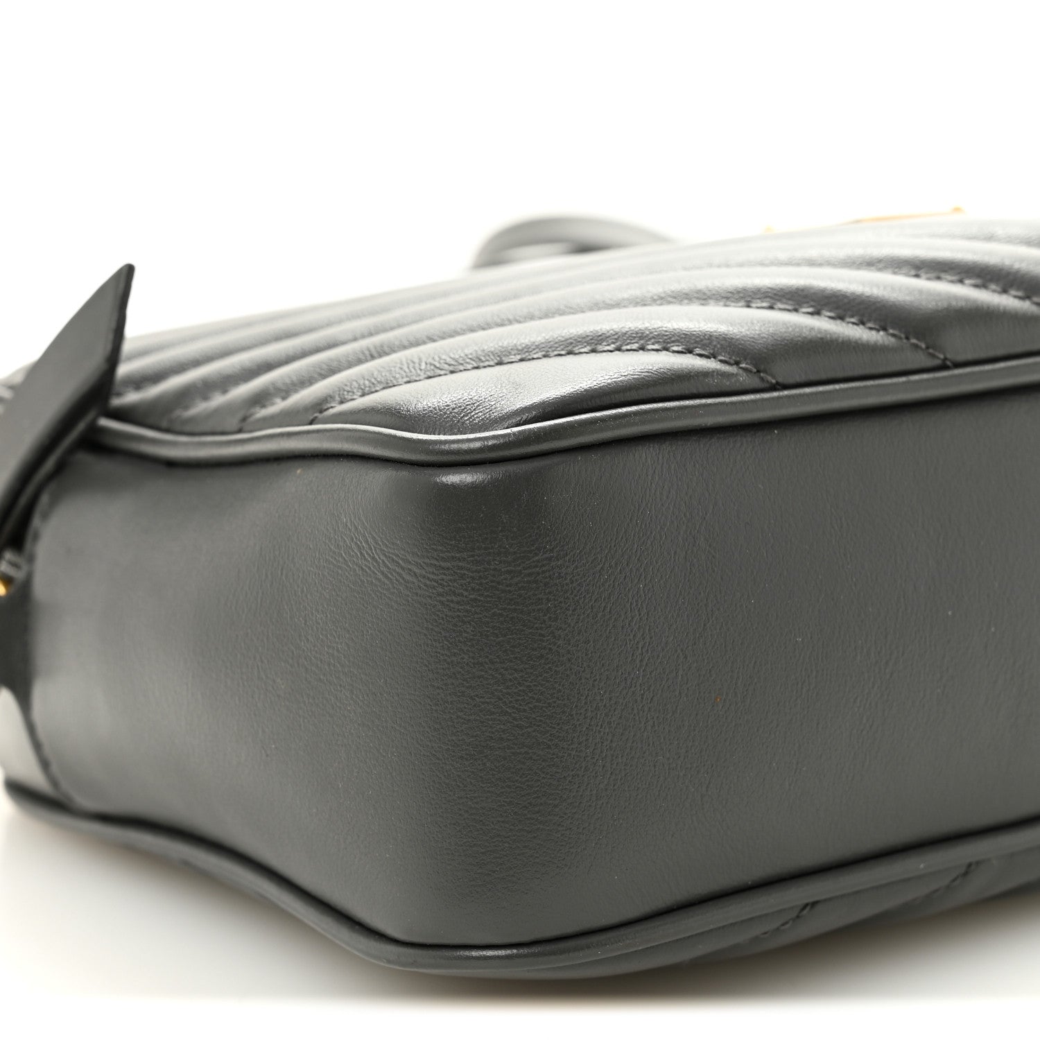 Saint Laurent Calfskin Matelasse Monogram Lou Camera Bag Storm 9 of 10