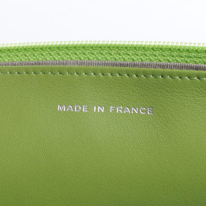 Chanel Patent Quilted Wallet On Chain WOC Lime Green 8 of 9