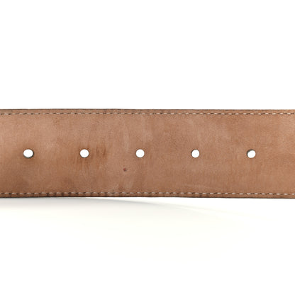 Gucci Metallic Guccissima Interlocking G Belt 90 36 Gold 4 of 8
