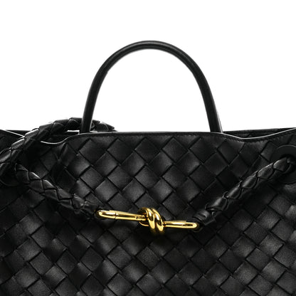 Bottega Veneta Nappa Intrecciato Medium Andiamo Shoulder Bag Black 5 of 10