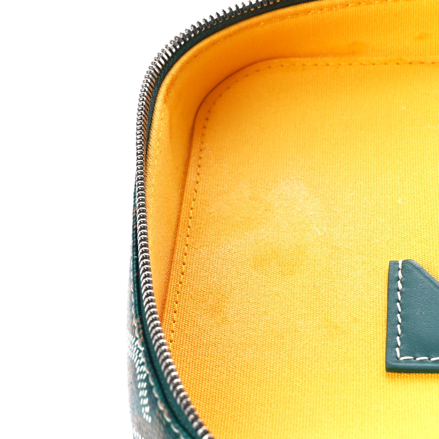 Goyardine Muse Vanity Case Green