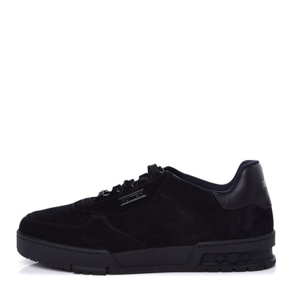 Louis Vuitton Suede Uniform Sneakers 7.5 Black 1 of 10