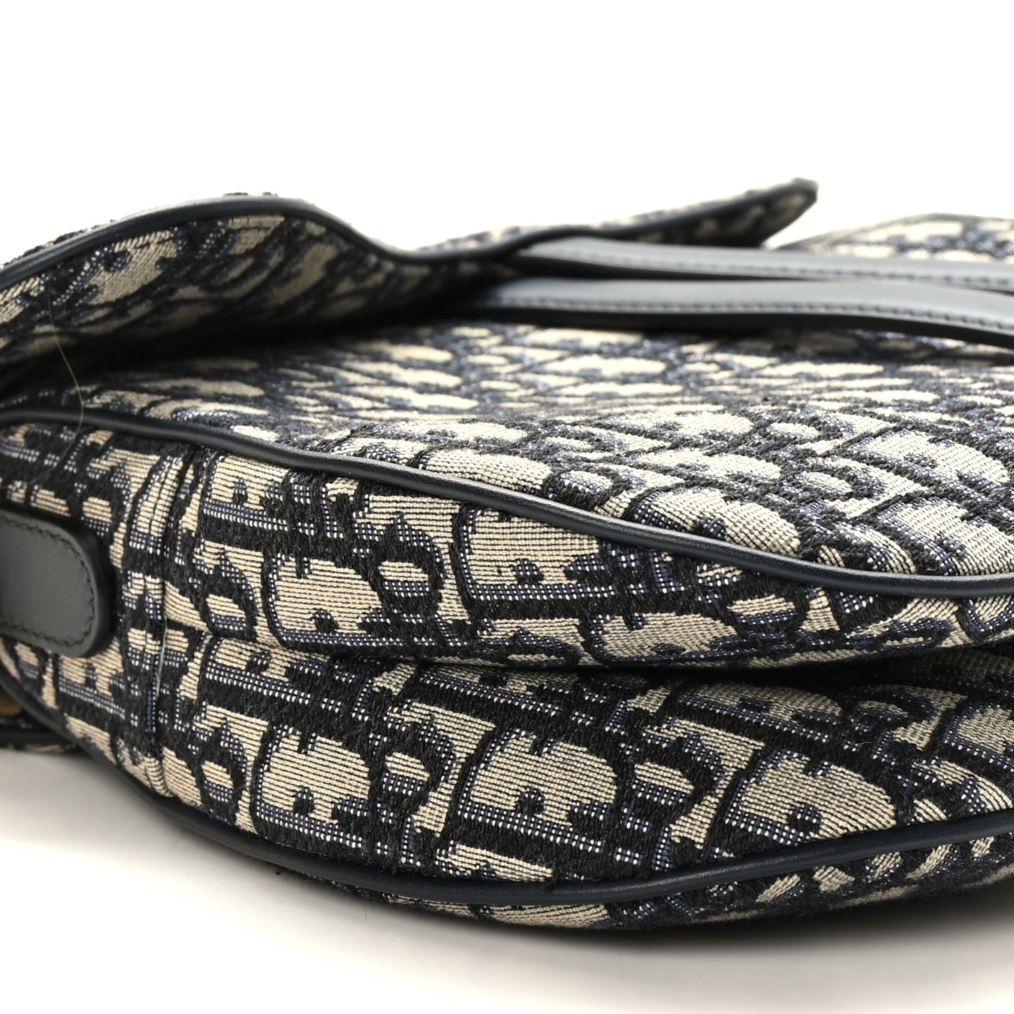 Oblique Saddle Bag Blue