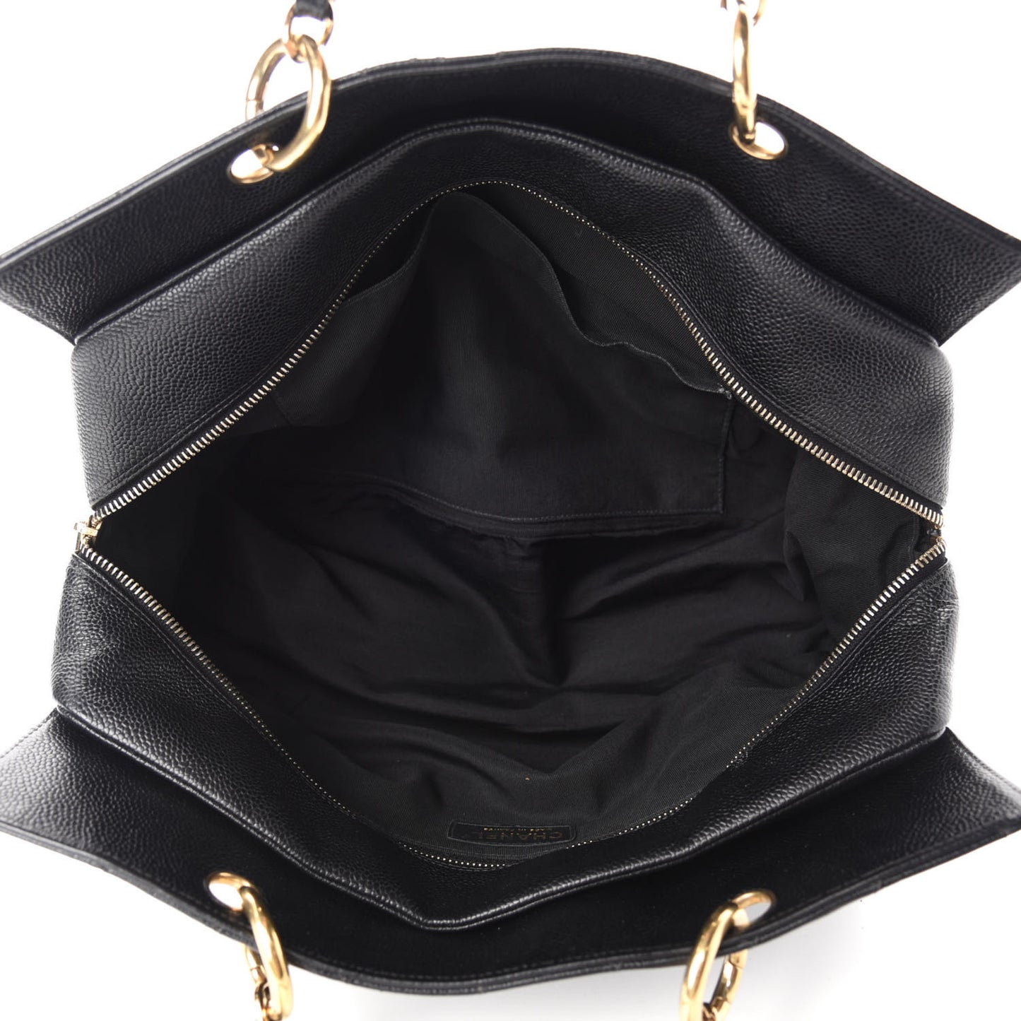 Caviar Quilted Grand Timeless Tote GTT Black