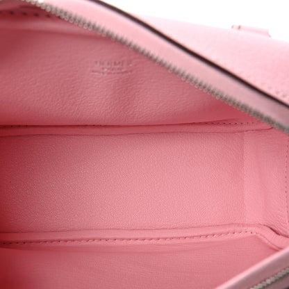 Hermes Chevre Mysore Mini Plume Rose Sakura 5 of 10