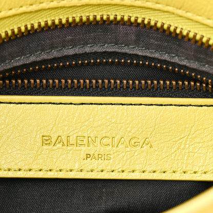 Balenciaga Agneau Classic Silver Hardware Mini City Jaune Poussin 7 of 11