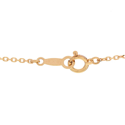 Mikimoto 18K Yellow Gold Akoya Pearl Ribbon Pendant Necklace 5 of 5