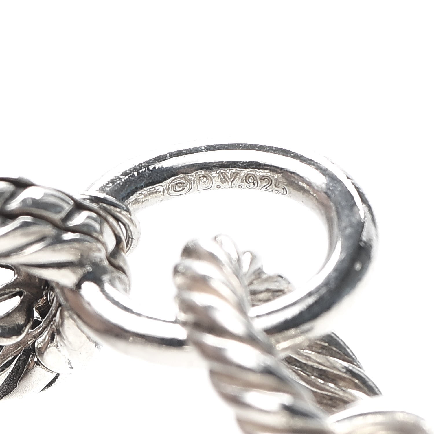 David Yurman Sterling Silver 12mm Large Oval Link Bracelet 5 of 5