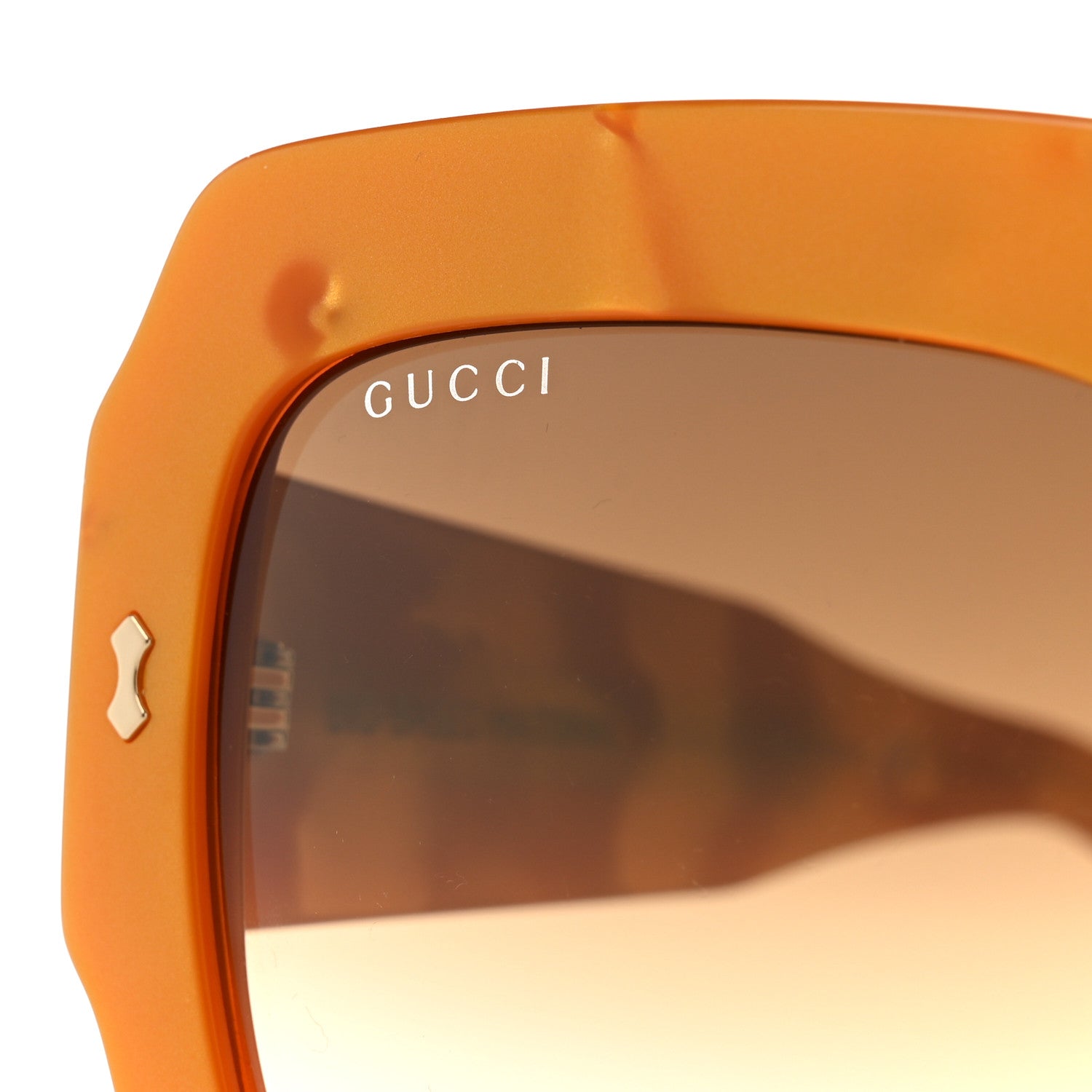 Gucci Acetate Square Sunglasses GG1111S Yellow 7 of 8