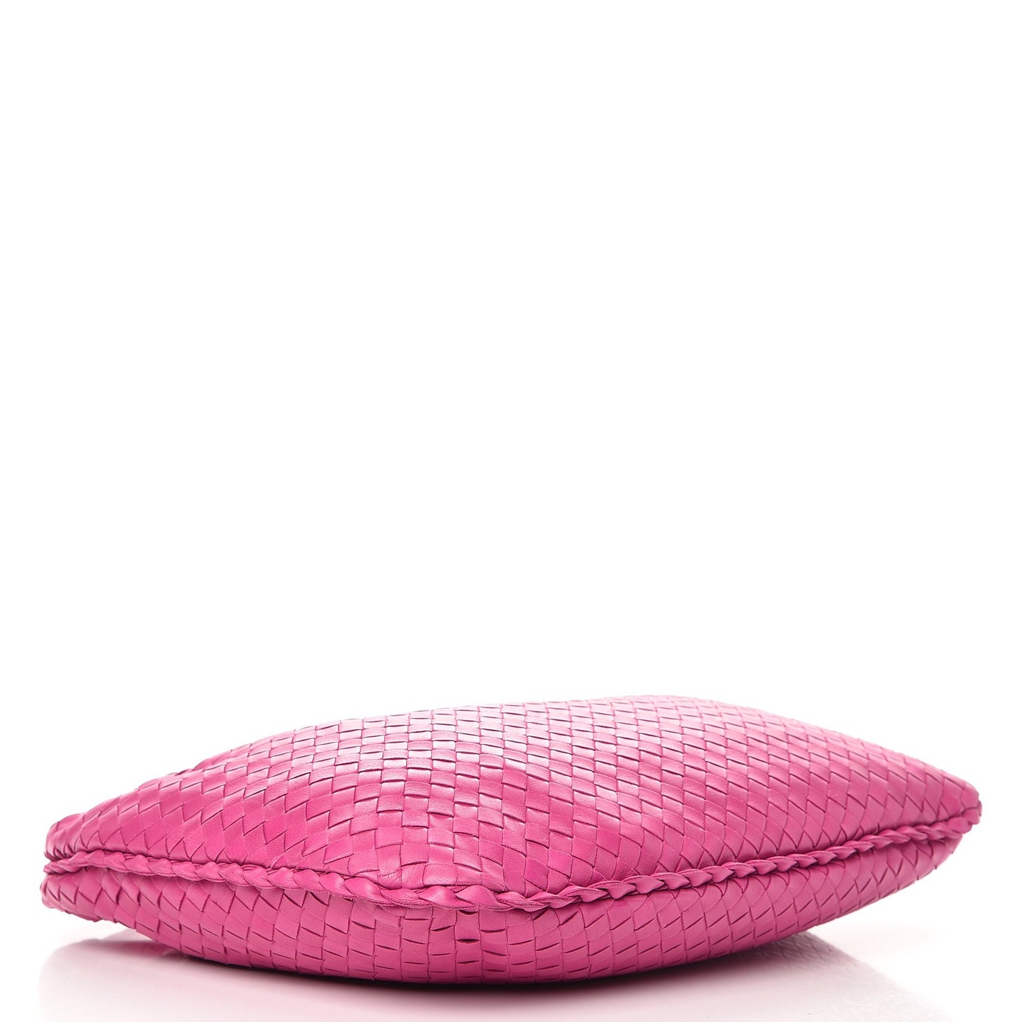 Nappa Intrecciato Medium Veneta Hobo Fuchsia