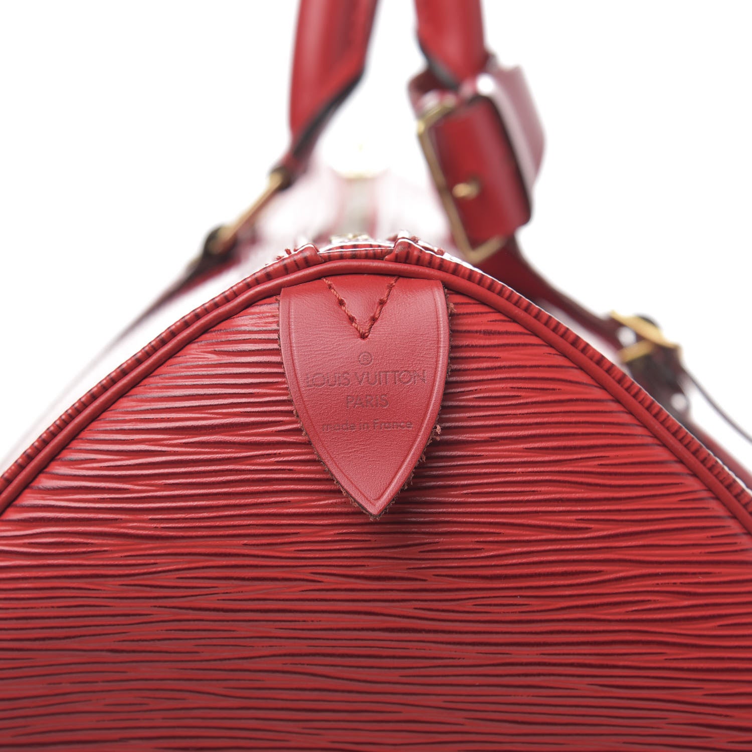 Louis Vuitton Epi Keepall 45 Castillan Red 6 of 11