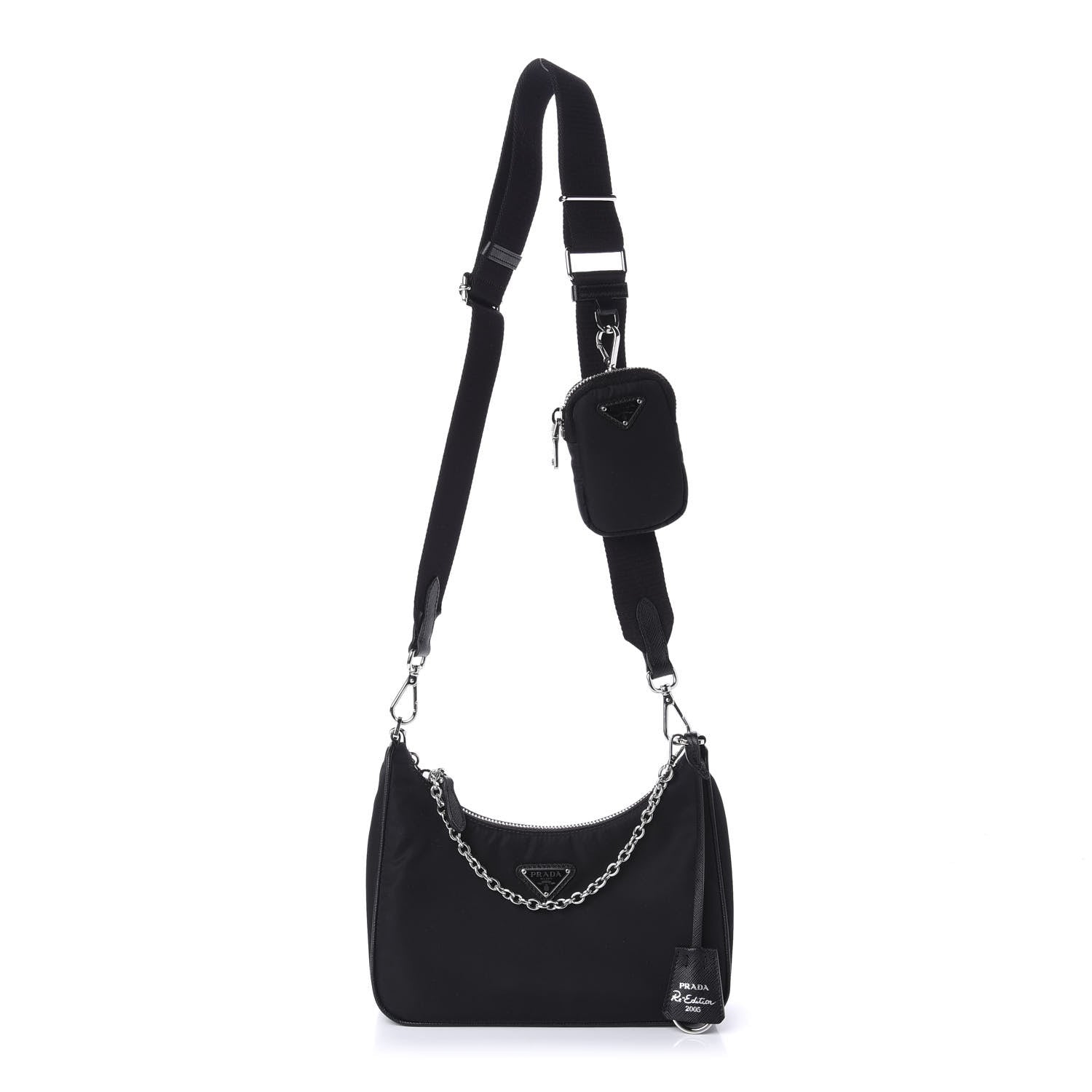 Prada Nylon Re-Edition 2005 Shoulder Bag Black 1 of 11