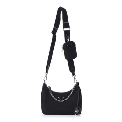 Prada Nylon Re-Edition 2005 Shoulder Bag Black 1 of 11