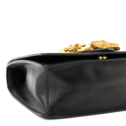Prada City Calf Saffiano Animalier Cahier Bag Black 7 of 11