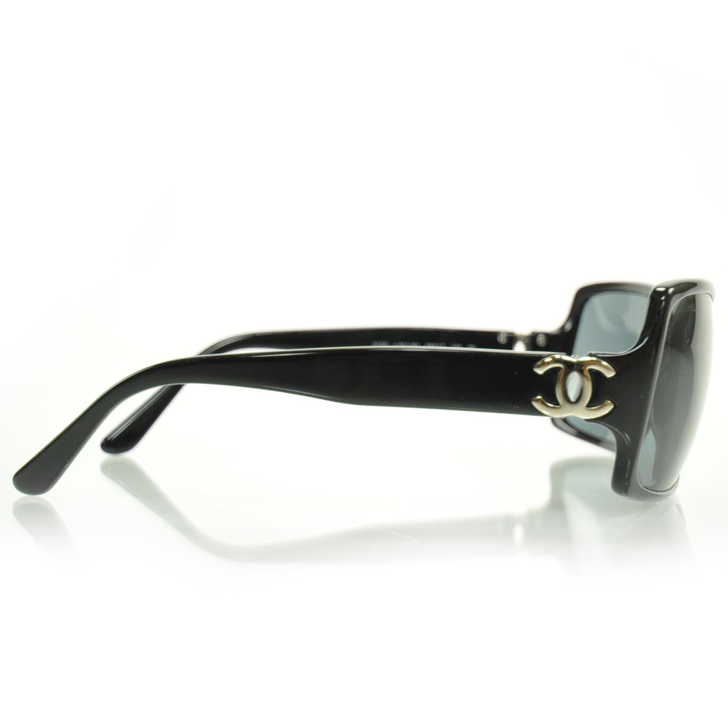 Chanel CC Sunglasses 5030 Black 5 of 7