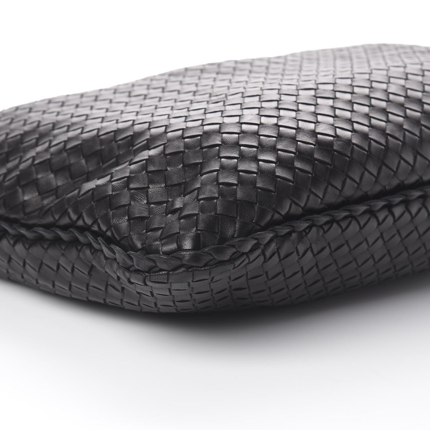 Nappa Intrecciato Large Veneta Hobo Black