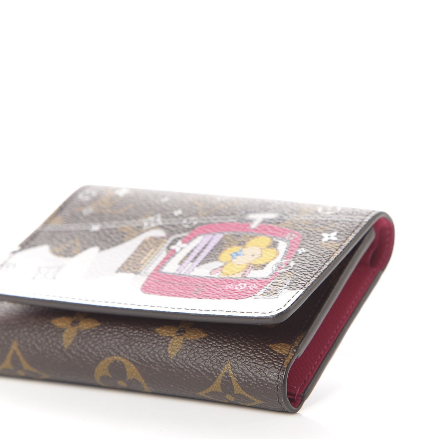 Monogram 2019 Christmas Animation Victorine Wallet Fuchsia