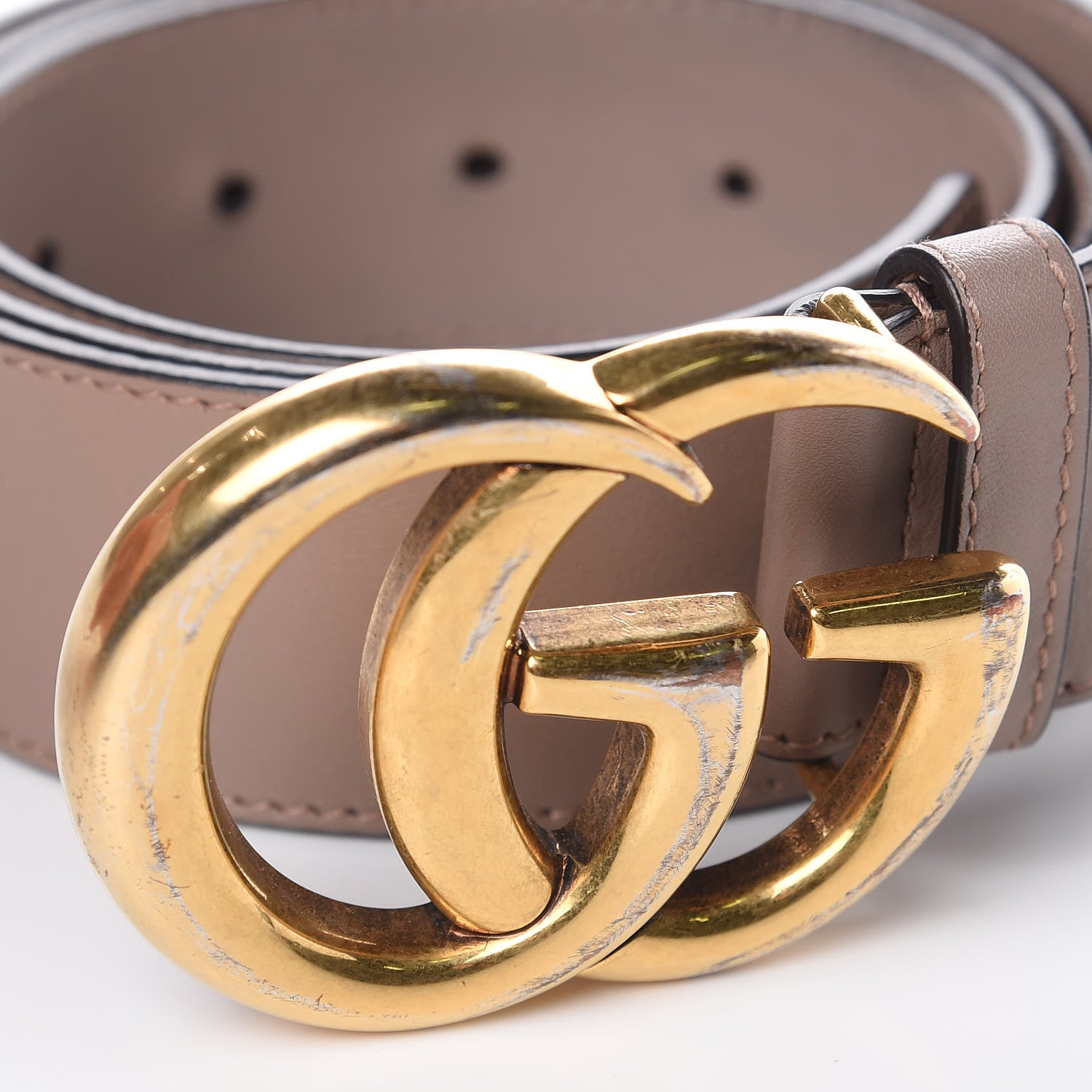 Gucci Calfskin Double G 40mm Belt 90 36 Porcelain Rose 5 of 10