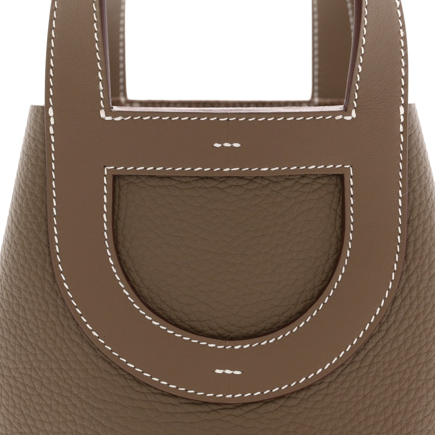 Taurillon Clemence Swift In-The-Loop 18 Bag Etoupe