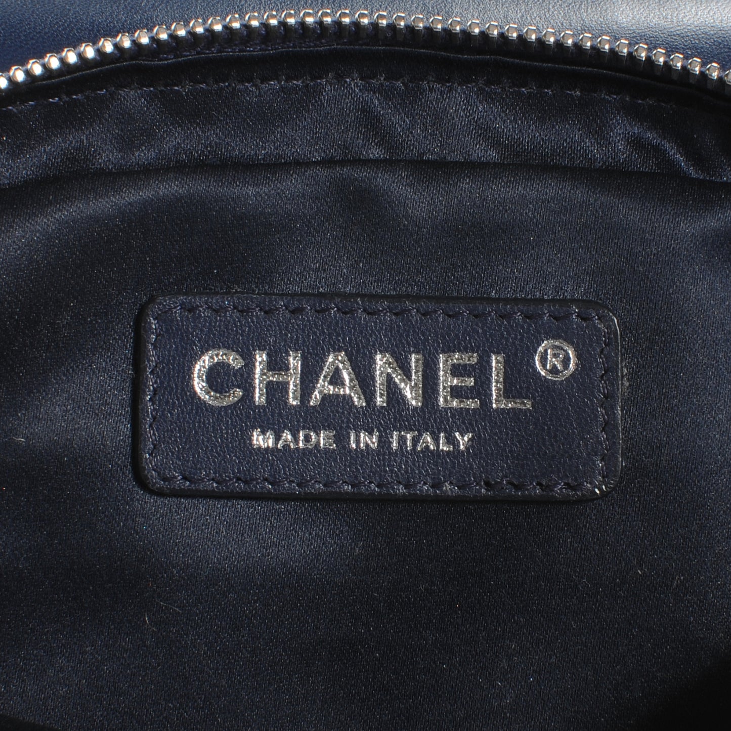 Calfskin Ultimate Stitch Mini Flap WOC Bag Navy