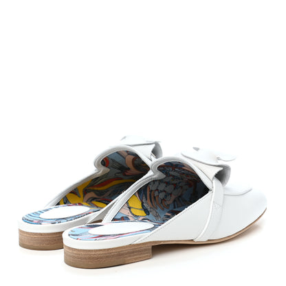 Hermes Calfskin Oz Mules 36 White 4 of 8