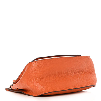 Hermes Taurillon Clemence Jypsiere 28 Orange 4 of 18