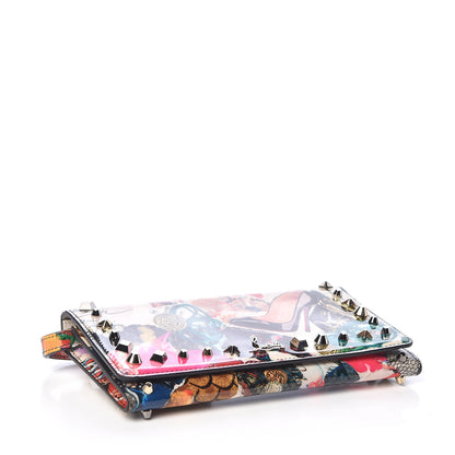 Christian Louboutin Patent Printed Collage Flap Wallet Multicolor 4 of 6