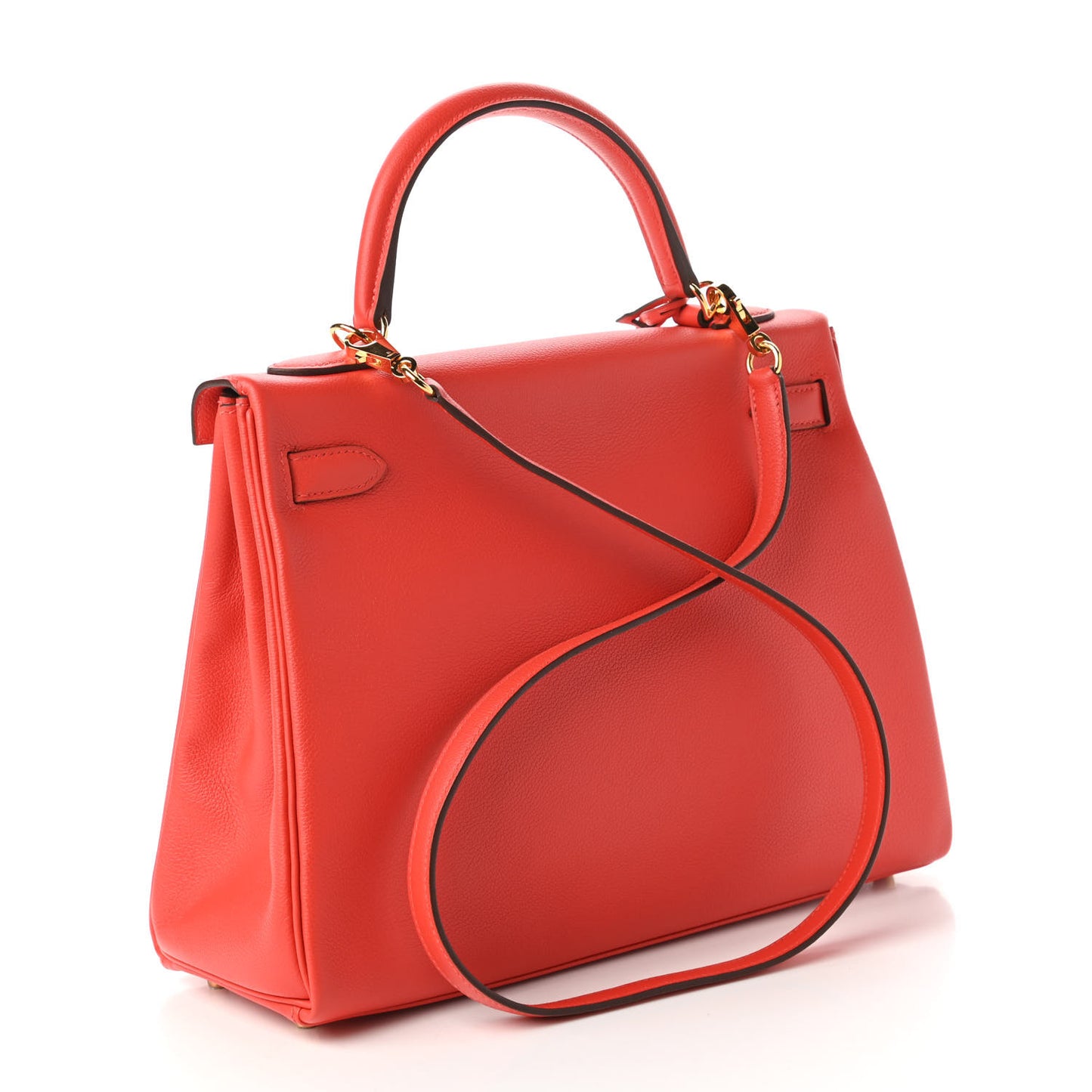 Evercolor Verso Kelly Retourne 32 Capucine Rouge H