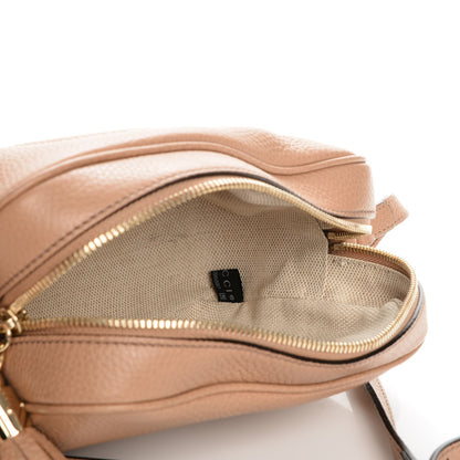 Gucci Pebbled Calfskin Small Soho Disco Bag Camelia 5 of 7