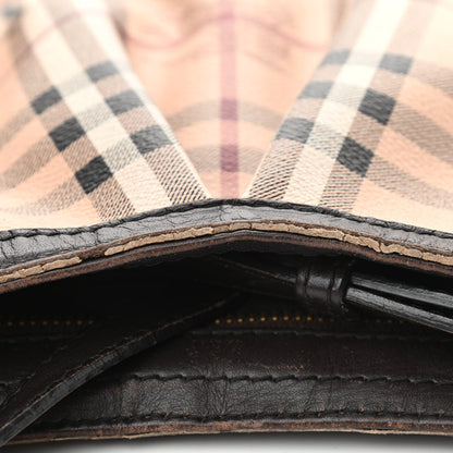 Burberry Haymarket Check Hartham Shoulder Bag Chocolate 15 of 15
