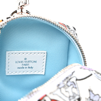 Louis Vuitton Monogram Comics Squared Pouch Bag Charm Multicolor 6 of 6