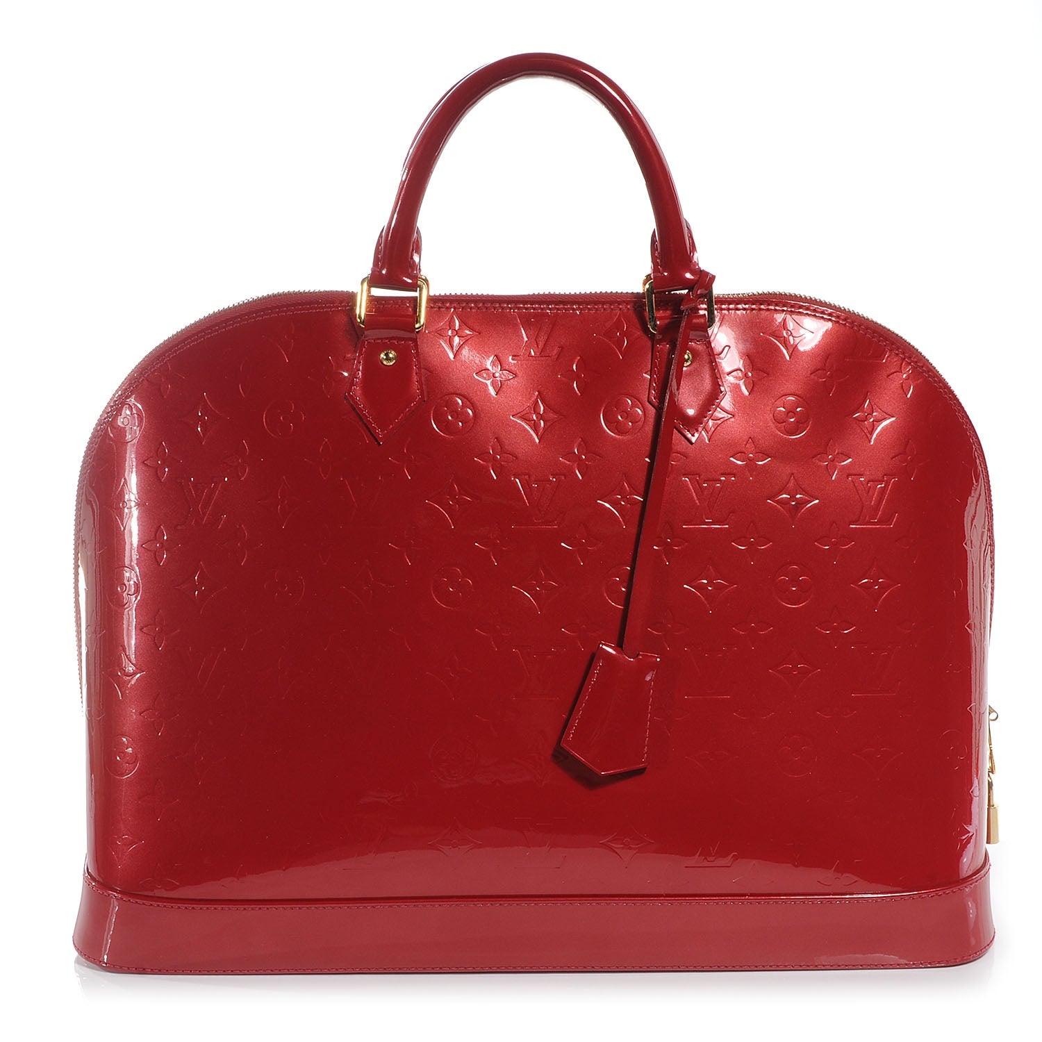 Louis Vuitton Vernis Alma GM Pomme D'Amour 1 of 7