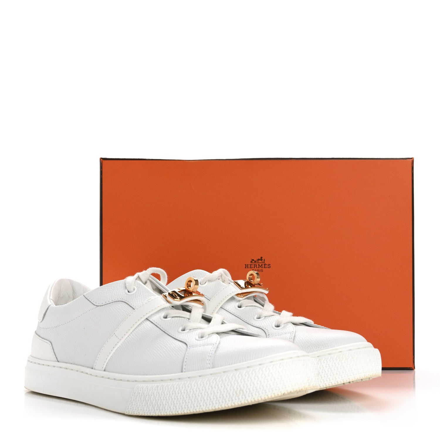 Hermes Epsom Day Sneakers 41 White 14 of 14