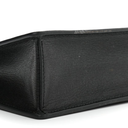 Versace Saffiano Virtus Small Shoulder Bag Black 9 of 12