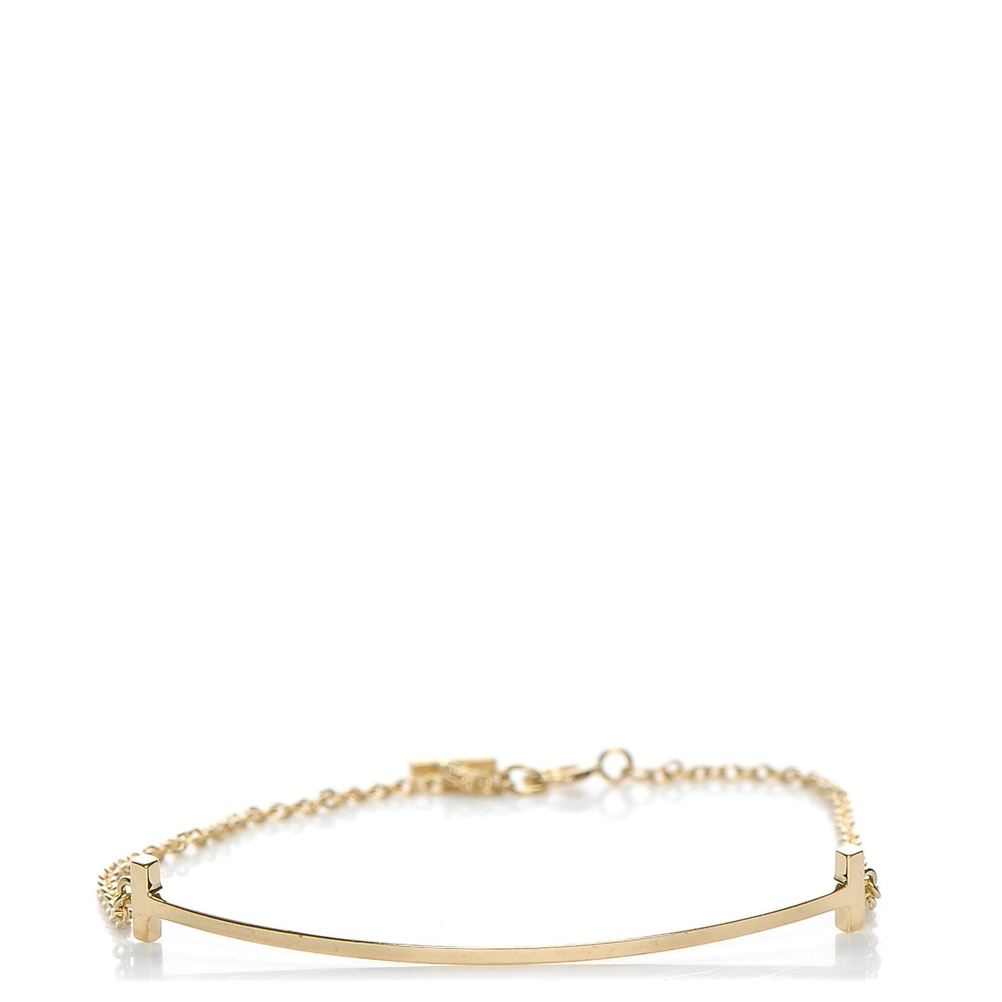 18K Yellow Gold T Smile Bracelet