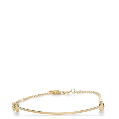 Tiffany 18K Yellow Gold T Smile Bracelet 1 of 7