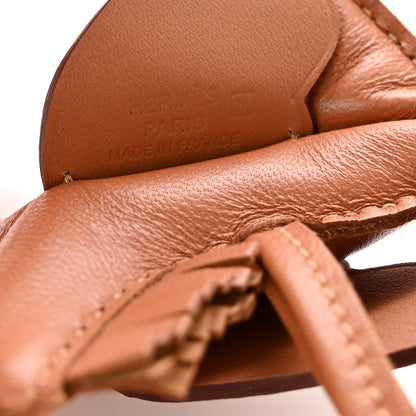 Hermes Milo Lambskin Matte Alligator Touch Grigri Rodeo Pegase Horse Bag Charm PM Gold 3 of 5