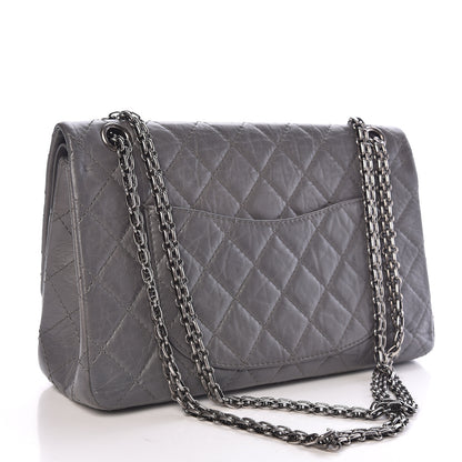 Chanel Aged Calfskin Quilted 2.55 Reissue 226 Flap Dark Grey 3 of 11
