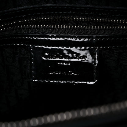 Christian Dior Patent Cannage Large Lady Dior Black 6 of 18