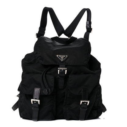 Prada Nylon Vela Medium Backpack Black 1 of 16