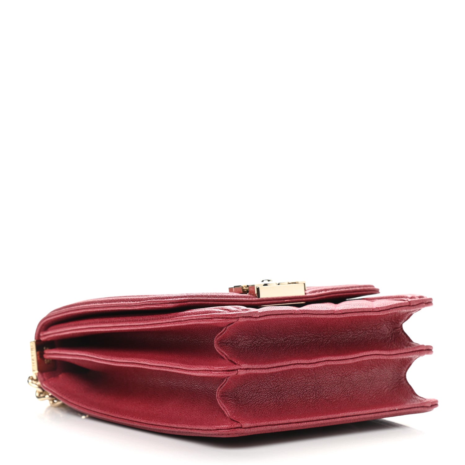 Chanel Caviar Quilted North South Boy Flap Red 4 of 9