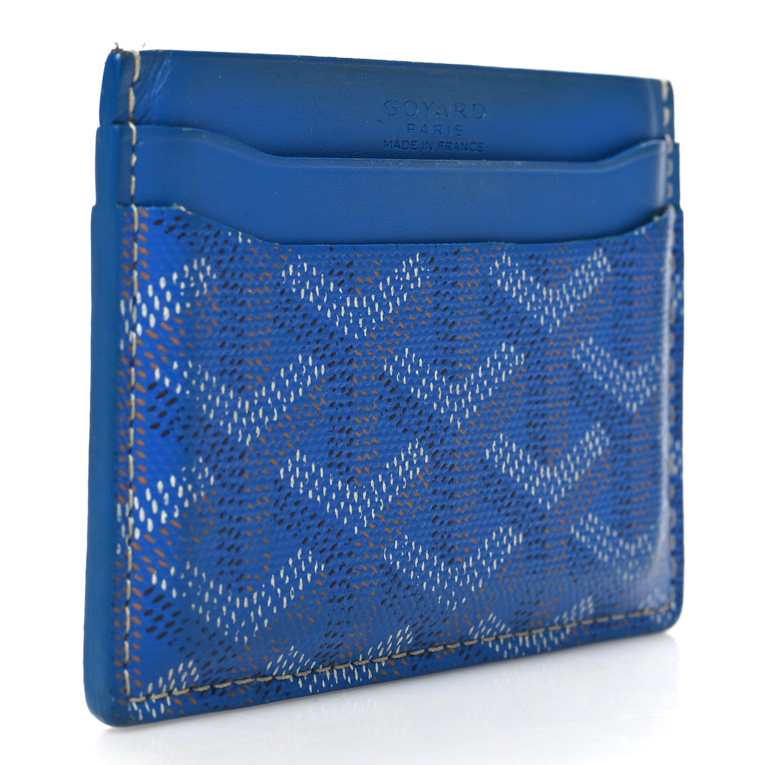 Goyard Goyardine Saint Sulpice Card Holder Sky Blue 3 of 7