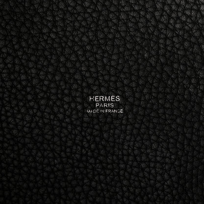 Hermes Taurillon Clemence Picotin Lock 22 MM Black 6 of 9