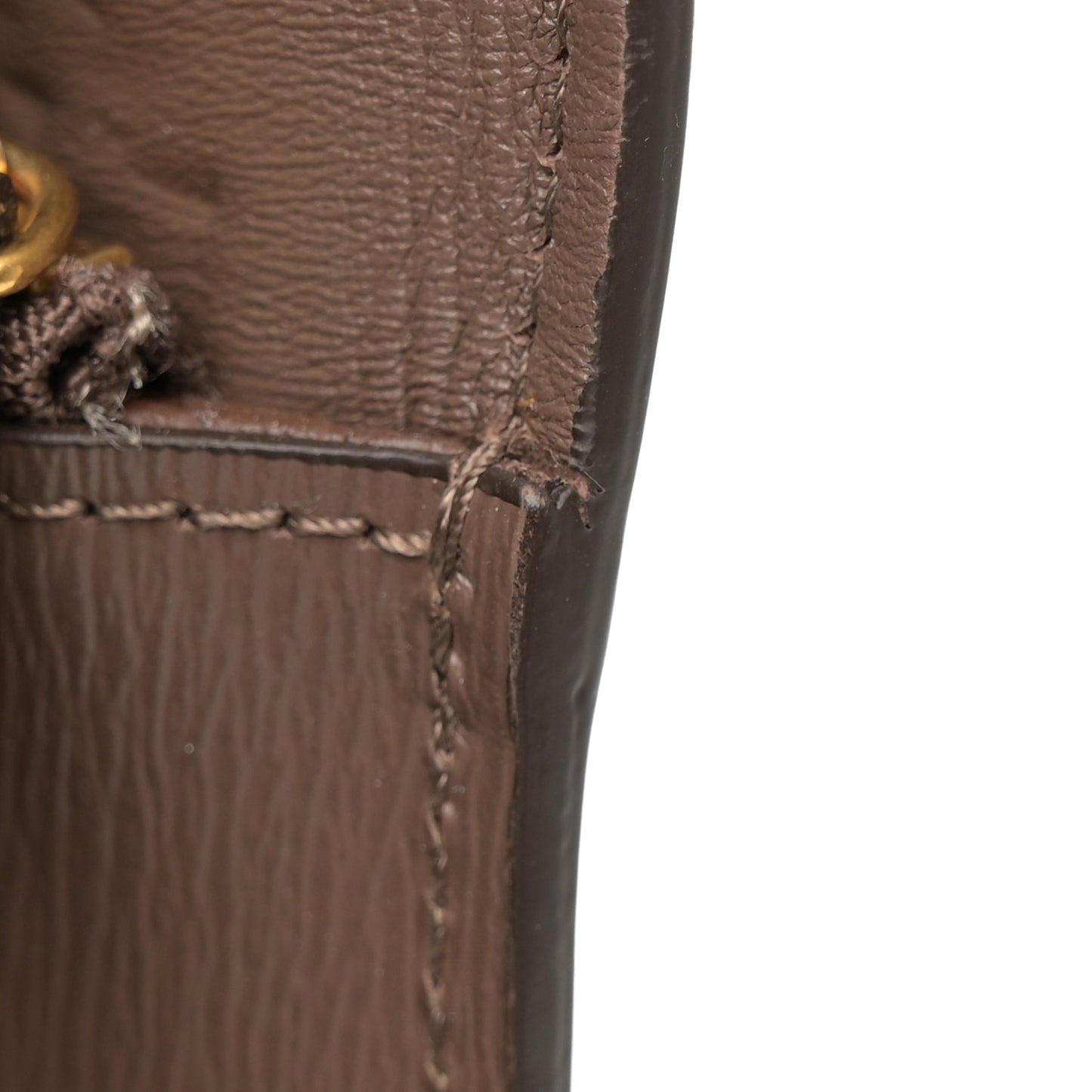 Liege Calfskin Medium Classic Box Flap Bag Taupe