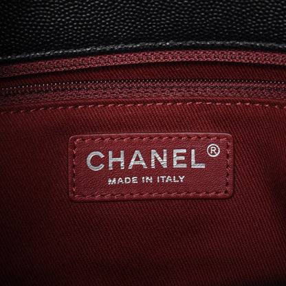 Chanel Caviar Quilted Large Coco Handle Flap Black 7 of 9